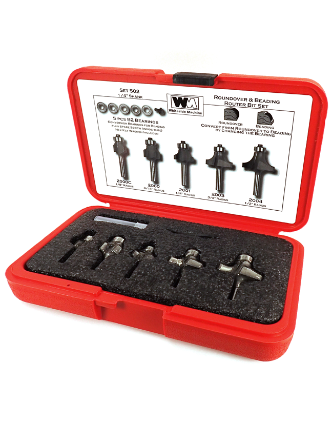 Whiteside 502 Roundover & Beading - 1/4" Shank - official product photo