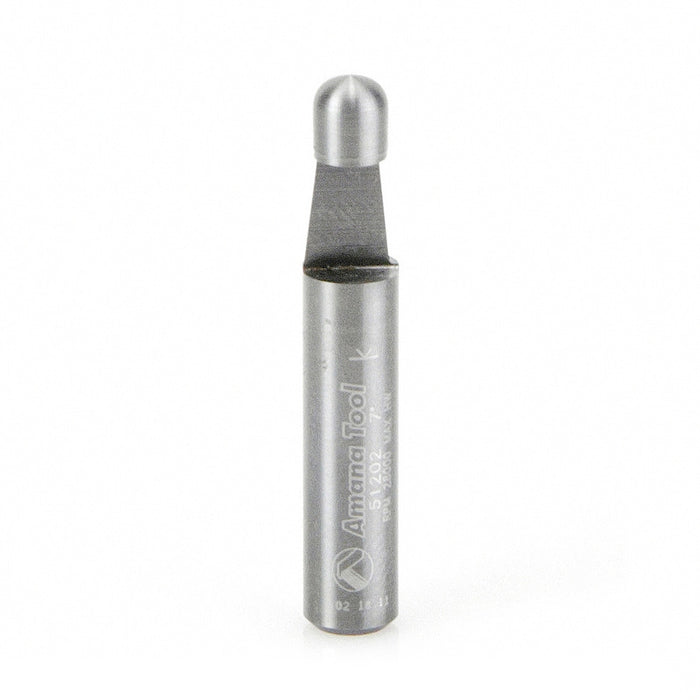 Amana Tool 51202 Solid Carbide Panel Pilot Bevel Trim 7 Degree x 1/4 D x 1/4 CH x 1/4 SHK x 1-1/2 Inch Long Single Flute