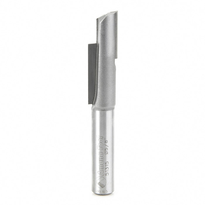 Amana Tool 51315 Carbide Tipped Stagger Tooth Plunge 5/8 D x 2 Inch CH x 1/2 SHK Router Bit