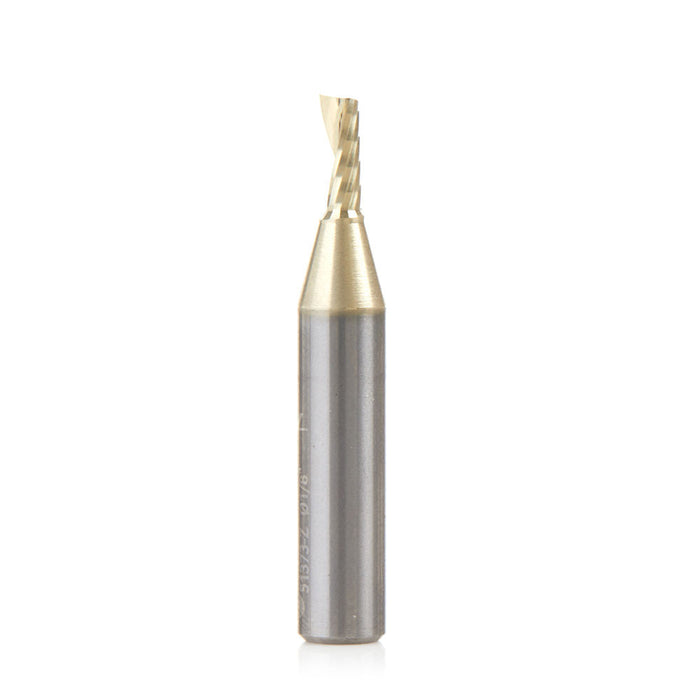 Amana Tool 51373-Z 1/8Dx1/4"Shk Spiral O Alum ZrN - CNC Router Store