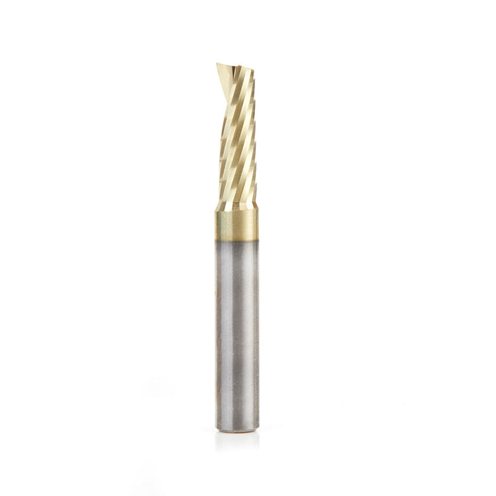 Amana Tool 51377-Z 1/4Dx1/4"Shk Spiral O Alu ZrN - CNC Router Store