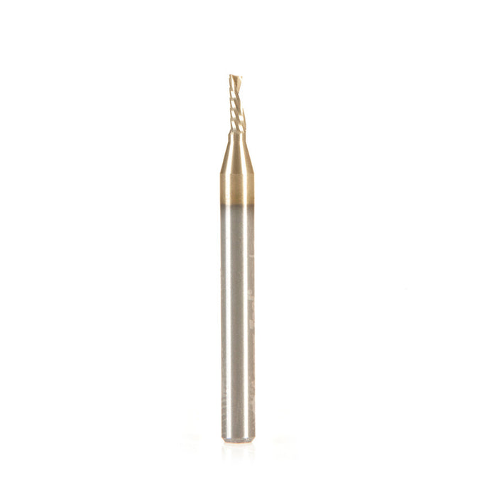 Amana Tool 51380-Z 1.5X3mm Shk Spiral O Alum ZrN - CNC Router Store