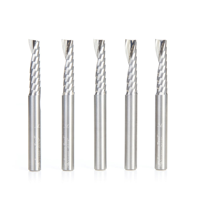 Amana Tool 51405-5 5Pc 1/4X1/4"Shk Spiral Plastic - CNC Router Store