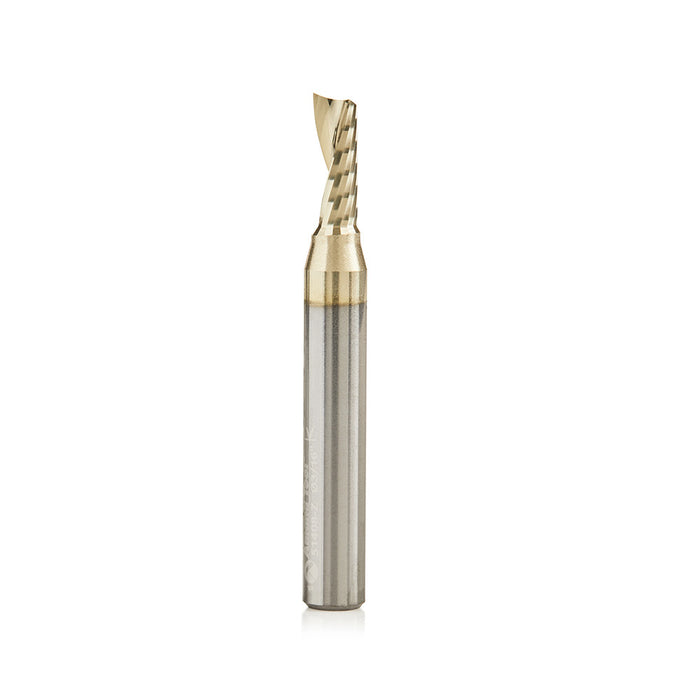 Amana Tool 51408-Z 3/16Dx1/4"Shk Spiral O Alu ZrN - CNC Router Store