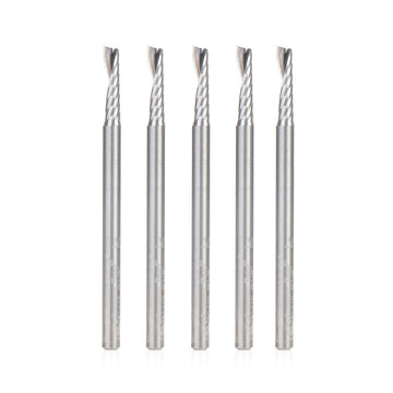 Amana Tool 51410-5 5 pièces 1/8 x 1/8″ Fraises hélicoïdales en plastique