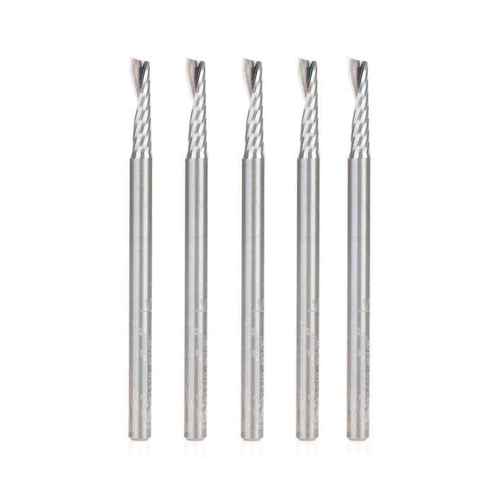 Amana Tool 51410-5 5Pc 1/8X1/8"Shk Spiral Plastic - CNC Router Store