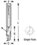 Amana Tool 51415 1/16 D x 1/4 CH x 1/8 SHK x 2 Inch for Plastic