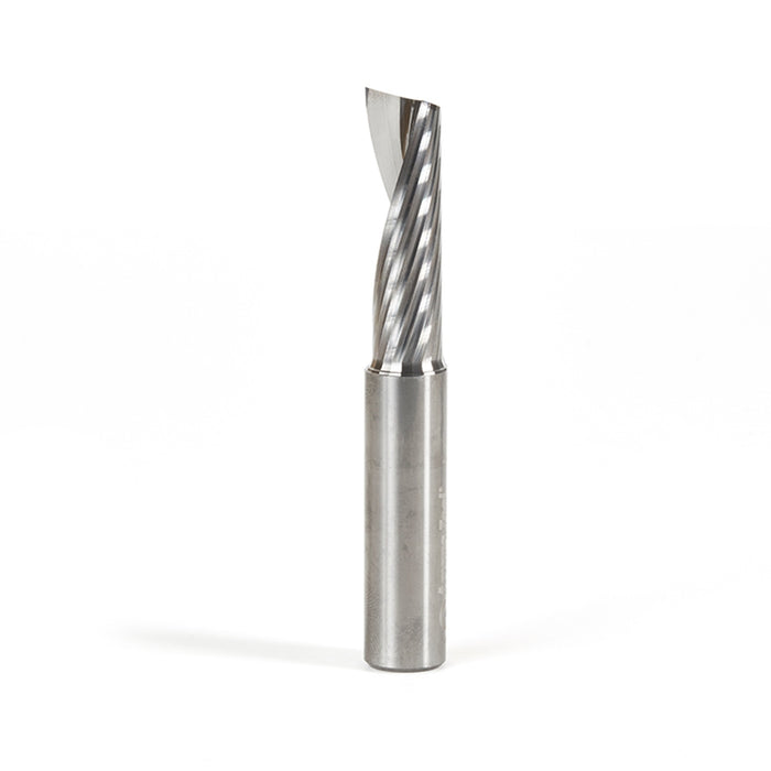Amana Tool 51428 CNC SC Spiral O Single Flute, Plastic Cutting 1/2 D x 1-5/8 CH x 1/2 SHK x 3-1/2 Inch Long Upcut Router