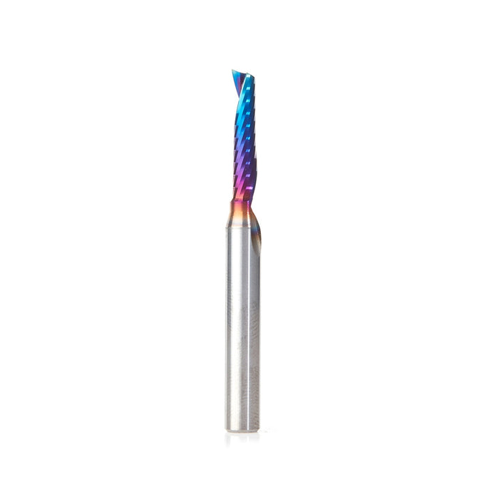 Amana Tool 51442-K CNC Spektra Coated SC Spiral O Single Flute, Plastic Cutting 3/16 D x 7/8 CH x 1/4 SHK x 2-1/2 Inch L