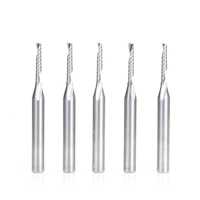 Amana Tool 51446-5 5Pc 1/8X1/4"Shk Spiral Plastic - CNC Router Store
