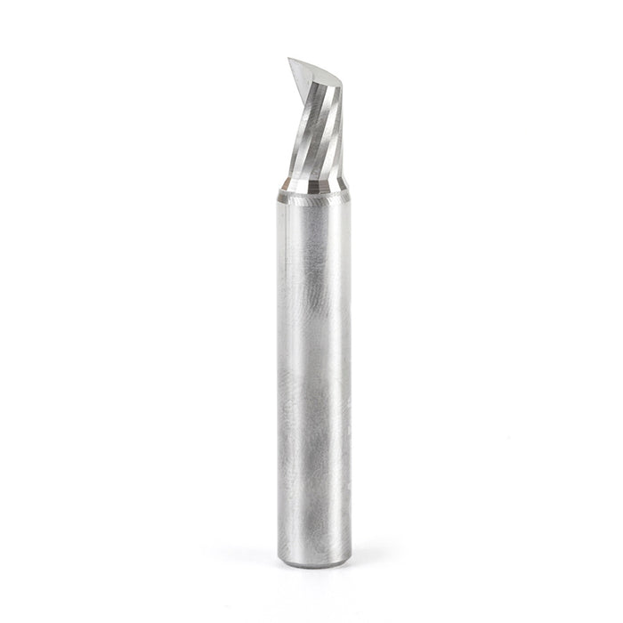 Amana Tool 51457 CNC SC Spiral O Single Flute, Aluminum Cutting 11/32 D x 9/16 CH x 3/8 SHK x 2-1/2 Inch Long Up-Cut Rou