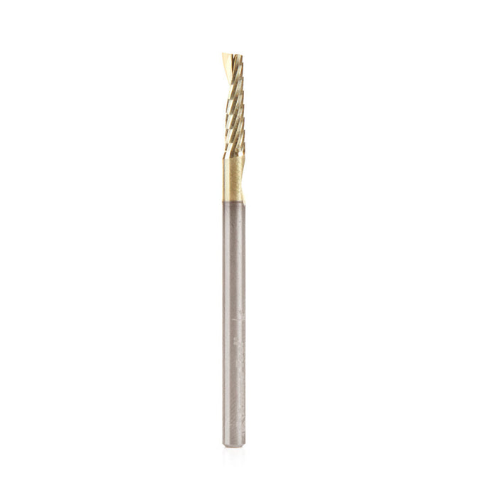 Amana Tool 51459-Z 1/8Dx1/8"Shk Spiral O Alum ZrN - CNC Router Store