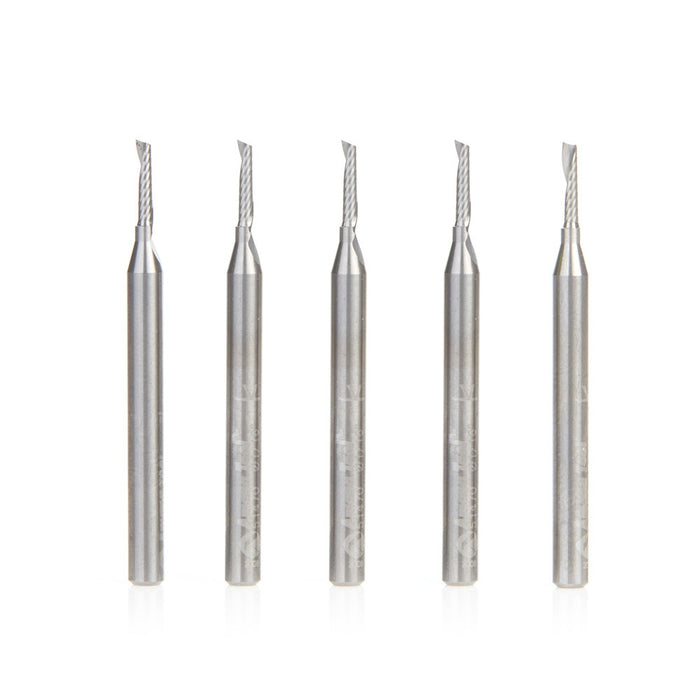Amana Tool 51470-5 5 Pc 1/16"X1/8"Shk Spiral Alum - CNC Router Store