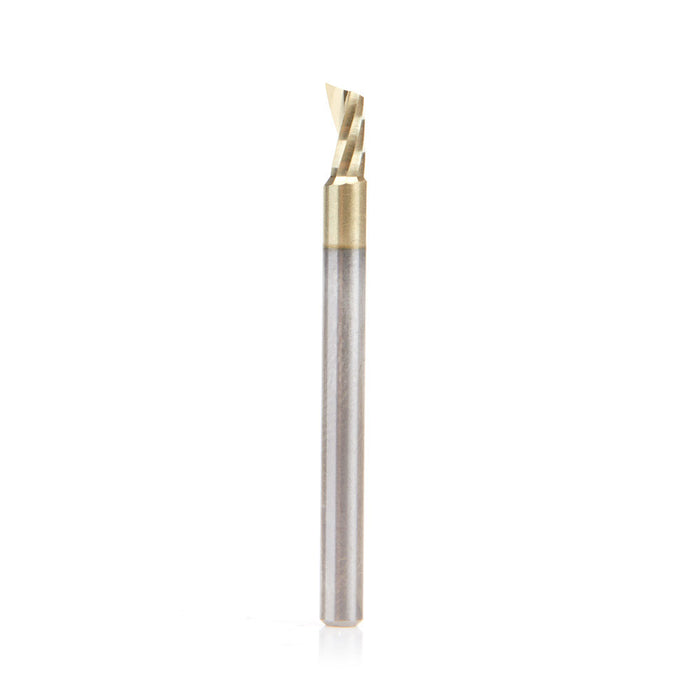 Amana Tool 51471-Z 1/8Dx1/8"Shk Spiral O Alum ZrN - CNC Router Store