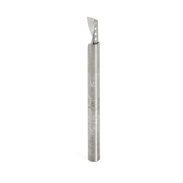 Amana Tool 51471 1/8Dx1/8"Shk Spiral O Aluminu - CNC Router Store