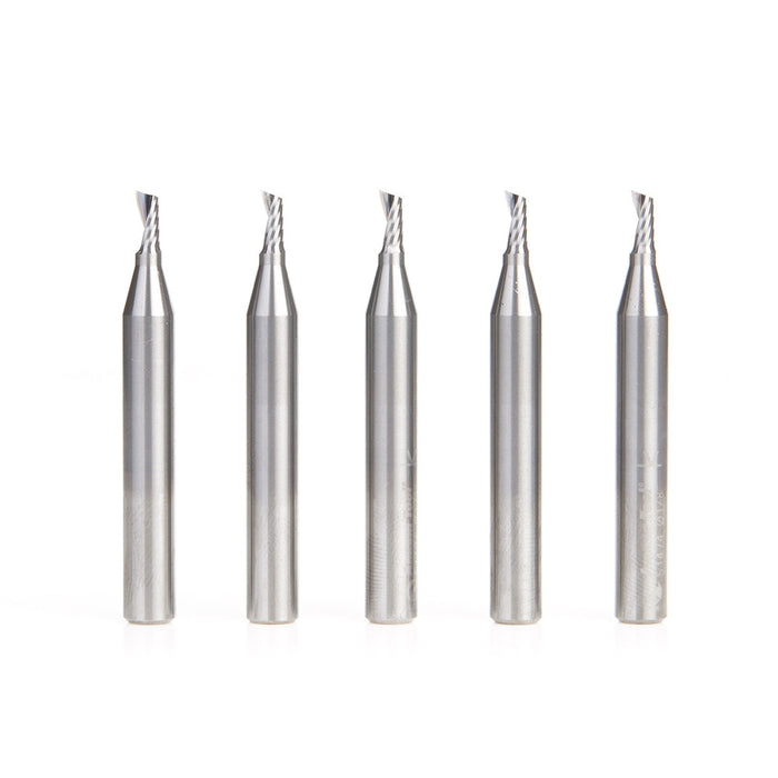 Amana Tool 51474-5 5 Pc 1/8"X1/4"Shk Spiral Alum - CNC Router Store