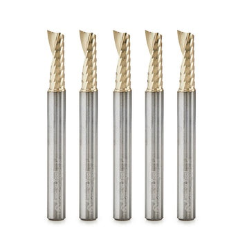 Amana Tool 51480-Z-5 5 Pc 1/4″X1/4″Shk Spiral ZrN