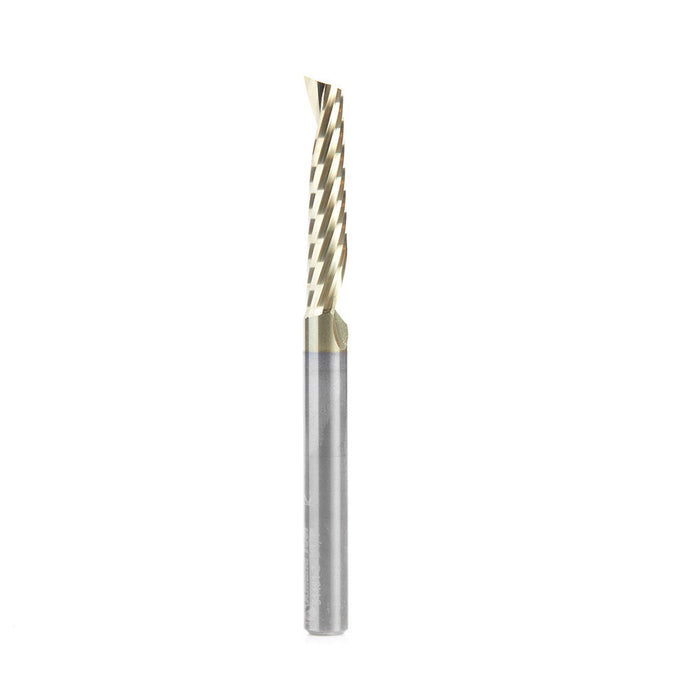 Amana Tool 51481-Z 1/4Dx1/4"Shk Spiral O Alu ZrN - CNC Router Store