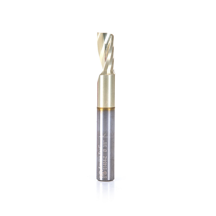 Amana Tool 51484-Z 3/8Dx3/8"Shk Spiral O Alu ZrN - CNC Router Store