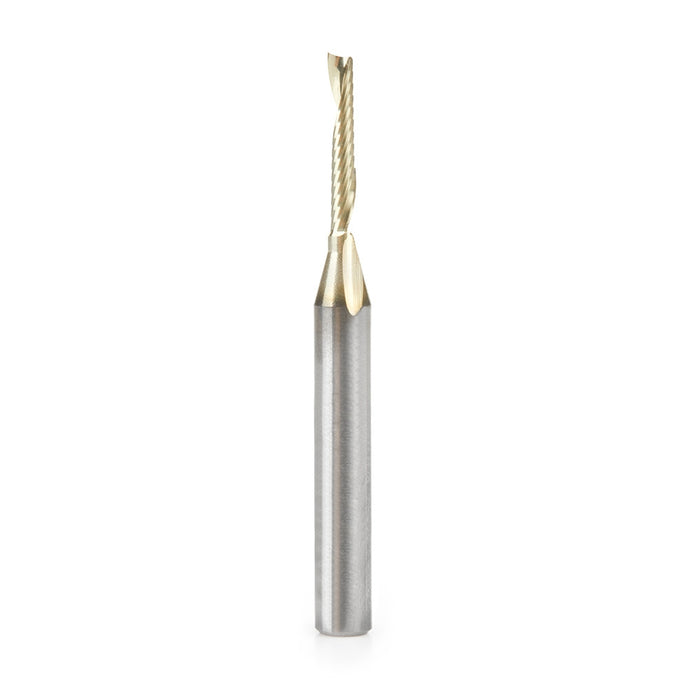 Amana Tool 51486-Z 1/8Dx1/4"Shk Spiral O Alu ZrN - CNC Router Store