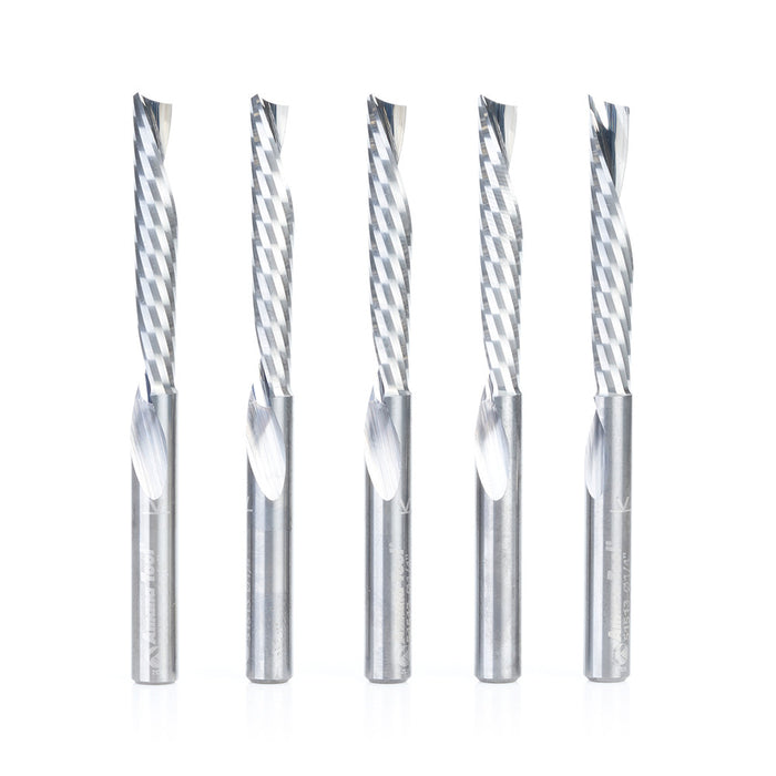 Amana Tool 51513-5 5Pc 1/4X1/4"Shk Spiral Plastic - CNC Router Store