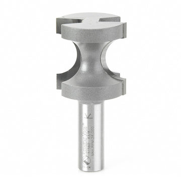 Amana Tool 51560 Carbide Tipped Bullnose 3/8 R x 1-3/8 D x 1-27/64 CH x 1/2 Inch SHK Router Bit