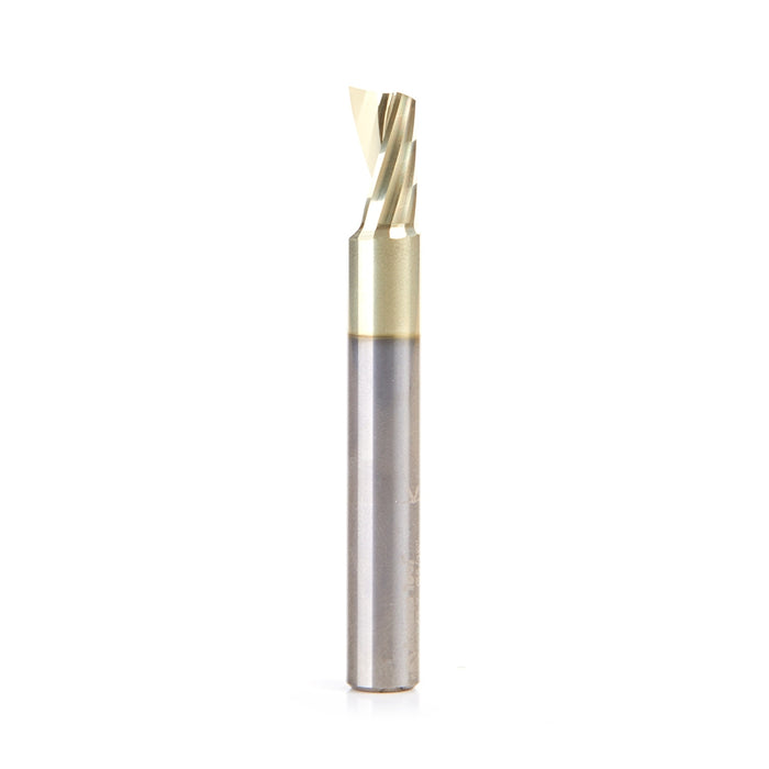 Amana Tool 51642-Z CNC SC Spiral O Single Flute, Aluminum Cutting 5/16 D x 9/16 CH x 5/16 SHK x 2-1/2 Inch Long Up-Cut Z
