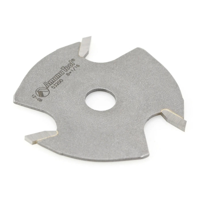 Amana Tool 53200 Slotting Cutter 3 Wing x 1-7/8 D x 1/16 CH x 5/16 Inner D