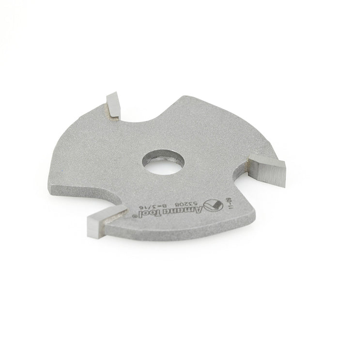 Amana Tool 53208 Slotting Cutter 3 Wing x 1-7/8 D x 3/16 CH x 5/16 Inner D