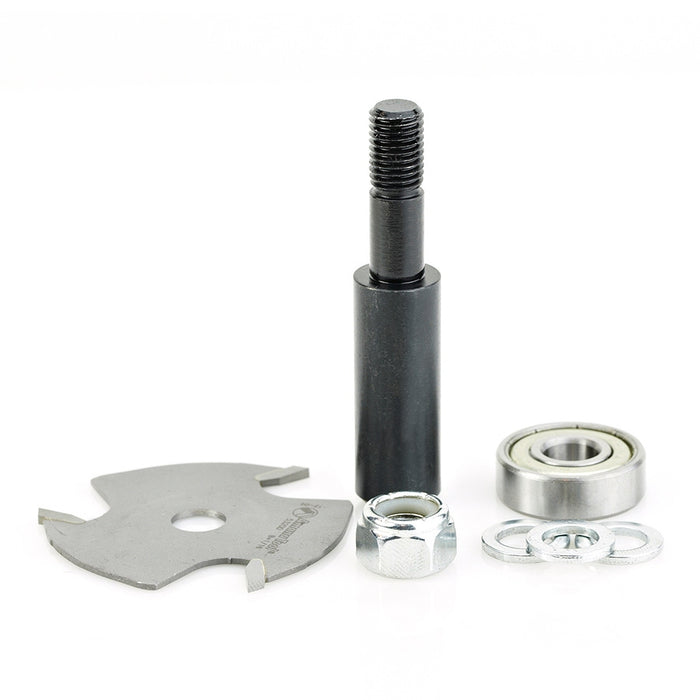 Amana Tool 53400-1 Slotting Cutter Assembly 3 Wing x 1-7/8 D x 1/16 CH x 1/2 Inch SHK Router Bit