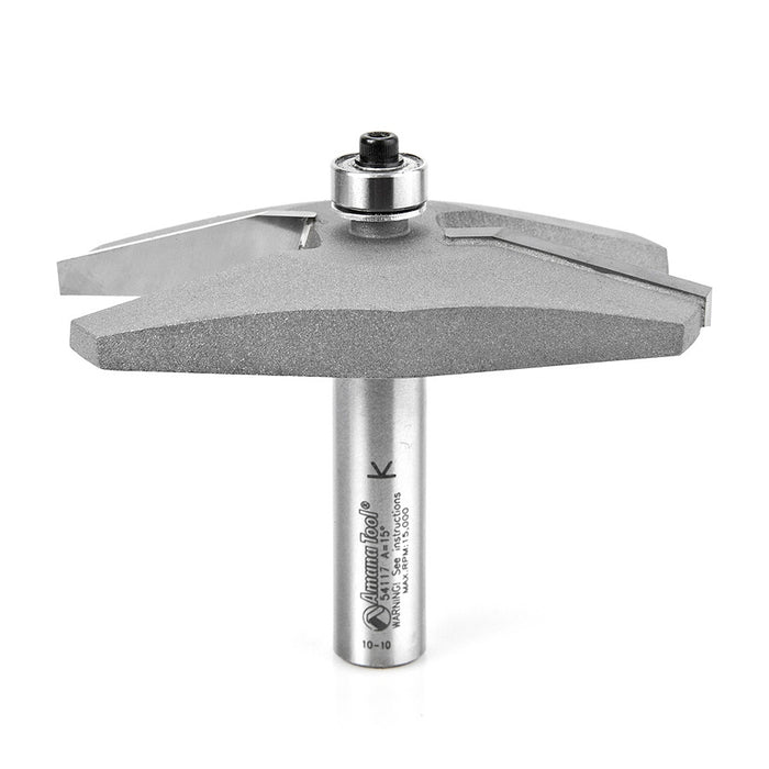 Amana Tool 54117 Carbide Tipped Traditional Raised Panel 15 Deg x 1-7/16 Angle x 3-3/8 D x 1/2 CH x 1/2 Inch SHK Router 