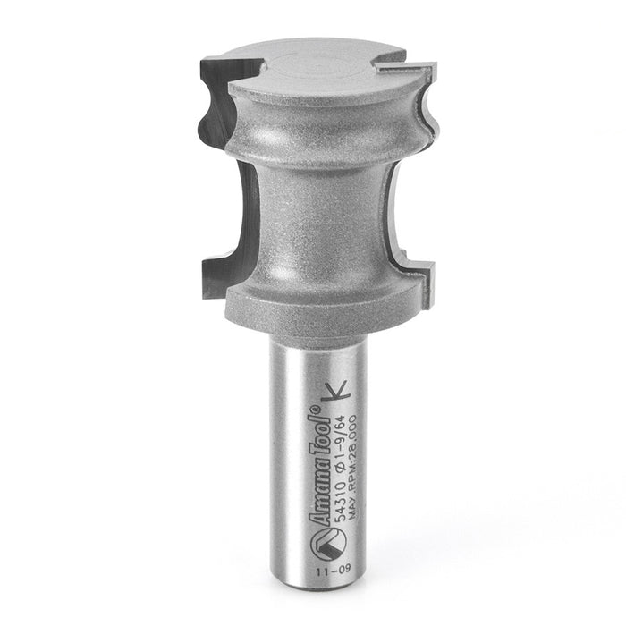 Amana Tool 54310 Carbide Tipped Tambour #1 - 5/64 R x 1-3/16 D x 1/2 Inch SHK Router Bit, Part of Set #54314 (U.S. Paten