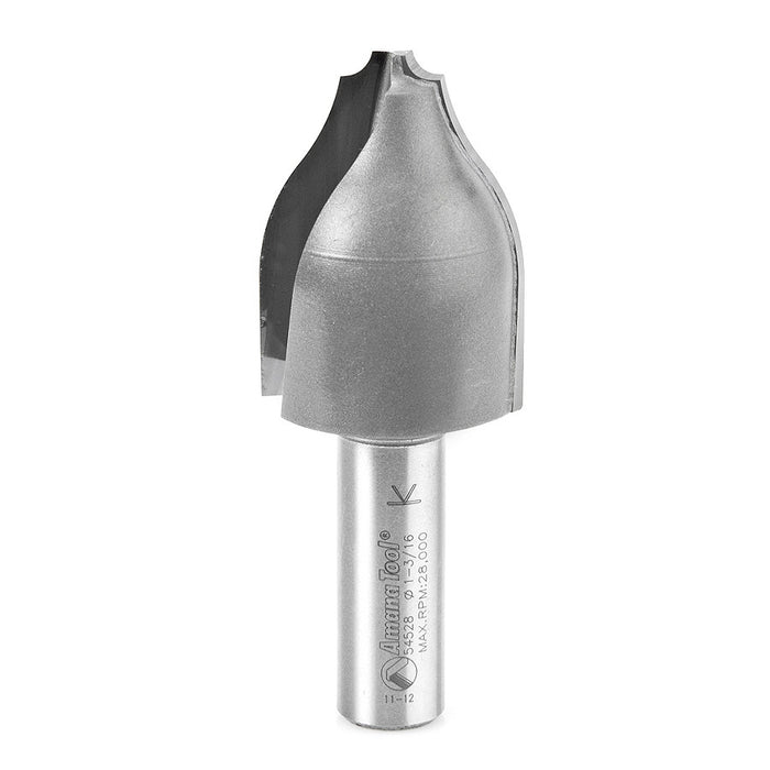 Amana Tool 54528 Carbide Tipped Ogee with Bead Vertical Raised Panel 7/8 R x 1-3/16 D x 1-5/8 CH x 1/2 Inch SHK Router B