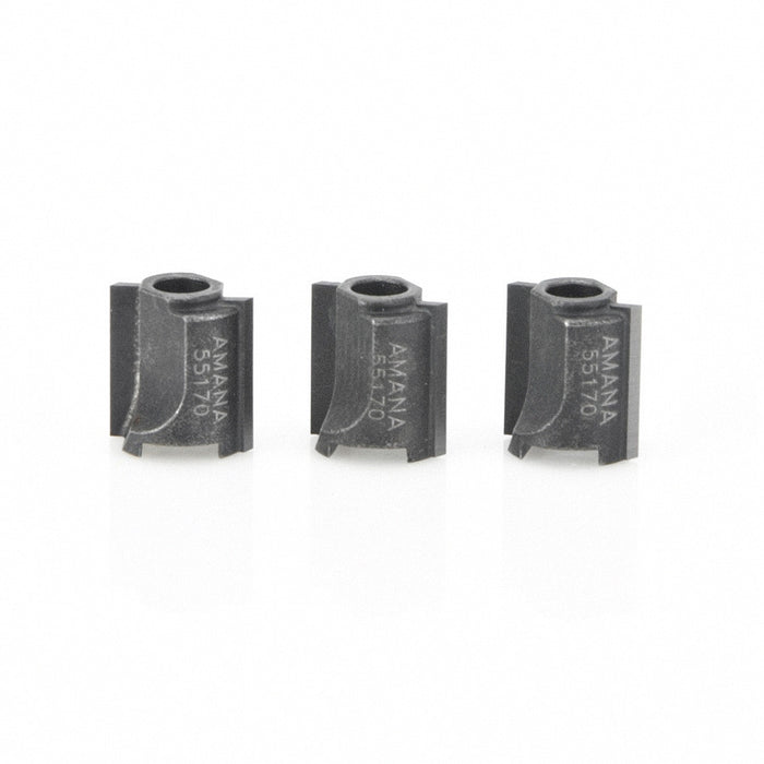 Amana Tool 55170 3-Pack Cutters for #47170 (Replaces Ocemco #TA-156)
