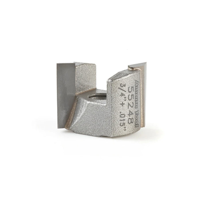 Amana Tool 55248 Carbide Tipped Mortising Screw Cutter 3/4 + 0.015 Dia x 9/16 Inch Cut Height x 1/4-28 Thread