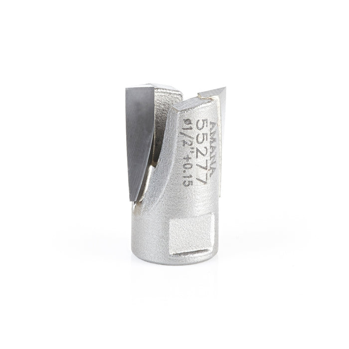 Amana Tool 55277 Carbide Tipped Mortising Screw Cutter 1/2 + 0.015 Dia x 9/16 Inch Cut Height x 1/4 - 28 Thread