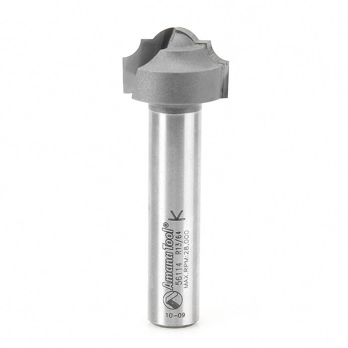 Amana Tool 56114 Carbide Tipped Plunging Classical 13/64 R x 1 Inch D x 11/16 CH x 1/2 SHK Router Bit
