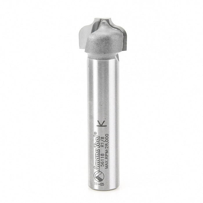 Amana Tool 56118 Carbide Tipped Plunging Ogee Style A 9/64 R x 3/4 D x 1/2 CH x 1/2 Inch SHK Router Bit