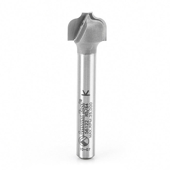 Amana Tool 56122 Carbide Tipped Plunging Ogee Style A 5/64 R x 3/4 D x 1/2 CH x 1/2 Inch SHK Router Bit