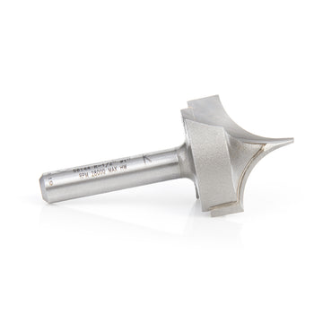 Amana Tool 56144 Carbide Tipped Roundover Router Bit for Beadboards, Engraving, Lettering & Decorative Trimming – 1/2 R x 1 D x 3/4 CH x 1/4 SHK x 2 Inch Long