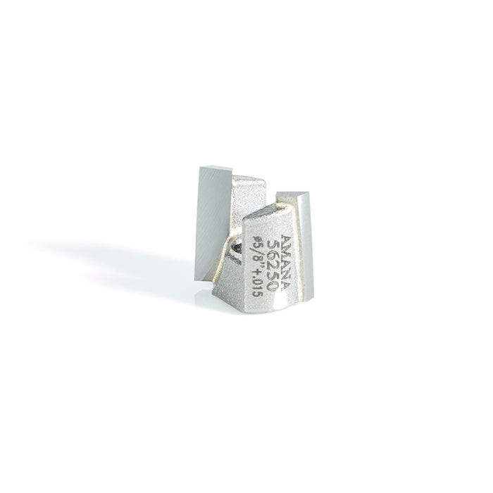 Amana Tool 56250 Carbide Tipped Mortising Screw Cutter 5/8 + 0.015 Dia x 9/16 Inch Cut Height x 1/4-28 Thread
