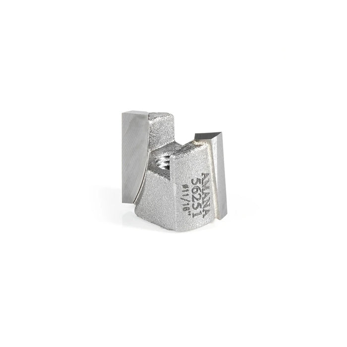 Amana Tool 56251 Carbide Tipped Mortising Screw Cutter 11/16 Dia x 9/16 Inch Cut Height x 1/4-28 Thread