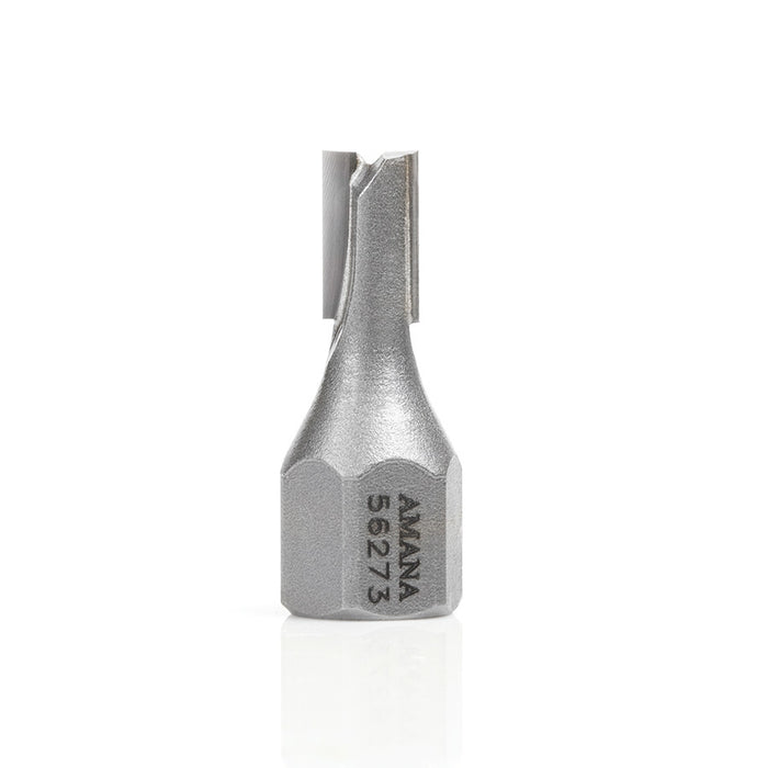 Amana Tool 56273 Carbide Tipped Mortising Screw Cutter 9/32 Dia x 1/2 Inch Cut Height x 1/4 - 28 Thread