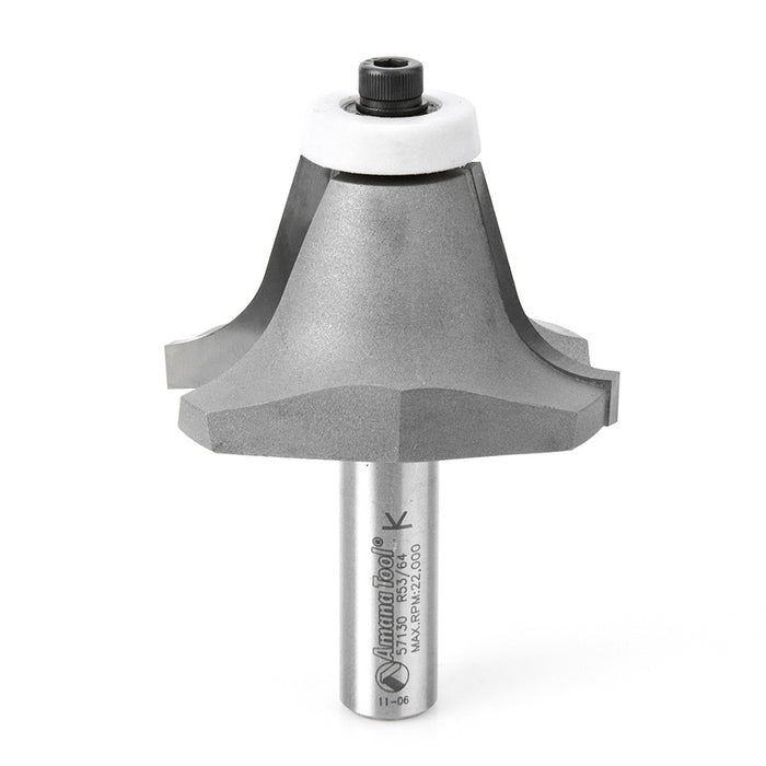 Amana Tool 57130 Carbide Tipped Undermount Bowl Solid Surface 2-1/4 D x 1-1/4 CH x 18 Deg Angle x 1/2 Inch SHK Router Bi
