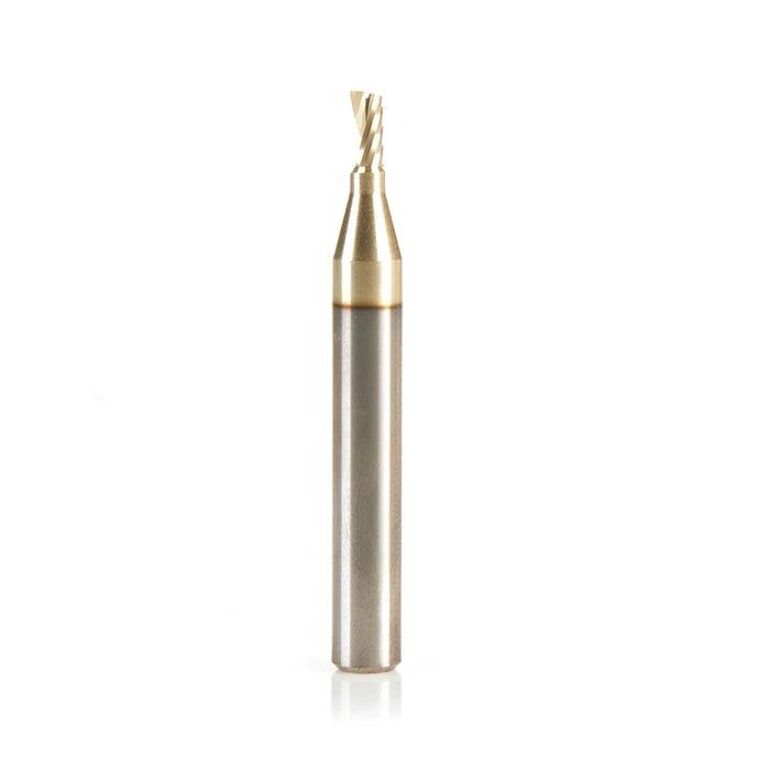 Amana Tool 57341-Z SC Spiral O Single Flute, Improved Surface Finish Aluminum Cutting 1/8 D x 1/4 CH x 1/4 SHK x 2 Inch 