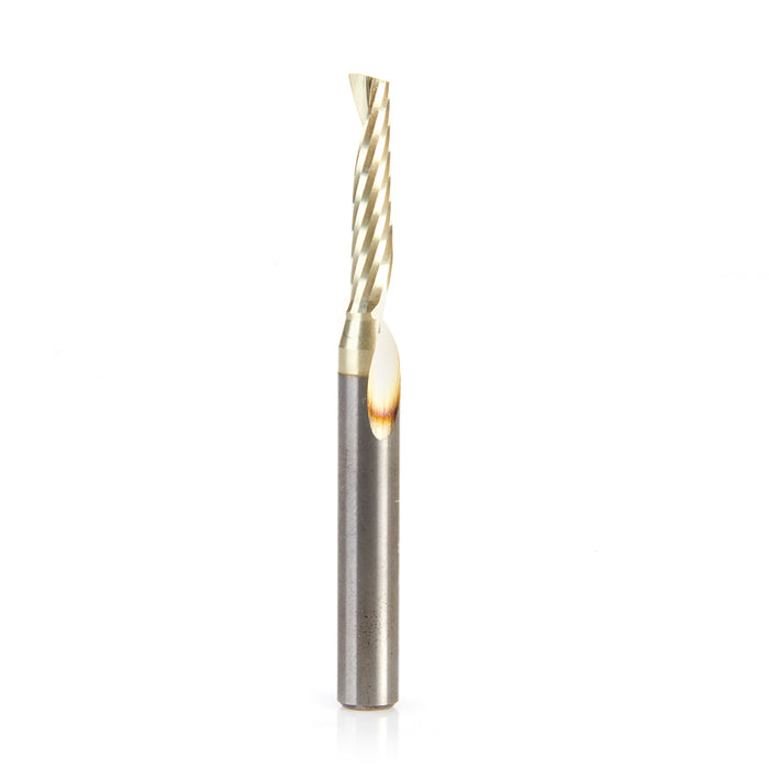 Amana Tool 57347-Z SC Spiral O Single Flute, Improved Surface Finish Aluminum Cutting 3/16 D x 7/8 CH x 1/4 SHK x 2 Inch