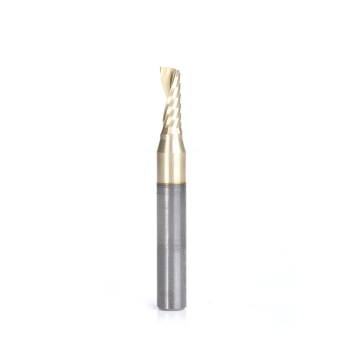 Amana Tool 57353-Z SC Spiral O Single Flute, Improved Surface Finish Aluminum Cutting 3/16 D x 1/2 CH x 1/4 SHK x 2 Inch