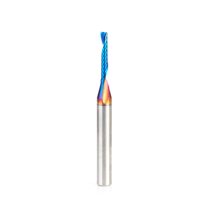 Amana Tool 57361-K CNC Spektra Coated SC Spiral O Single Flute, Improved Surface Finish Plastic Cutting 1/8 D x 3/4 CH x
