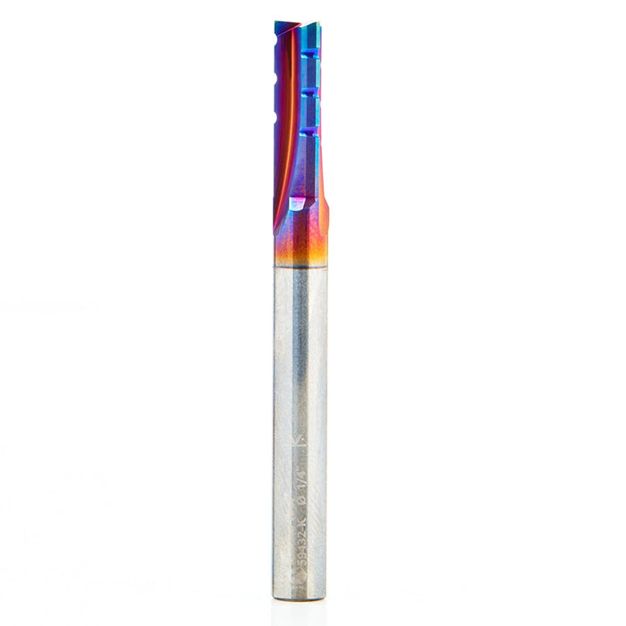 Amana Tool 59432-K CNC SC Spektra Extreme Tool Life Coated Straight Flute Finishing with Chipbreaker 1/4 D x 3/4 CH x 1/