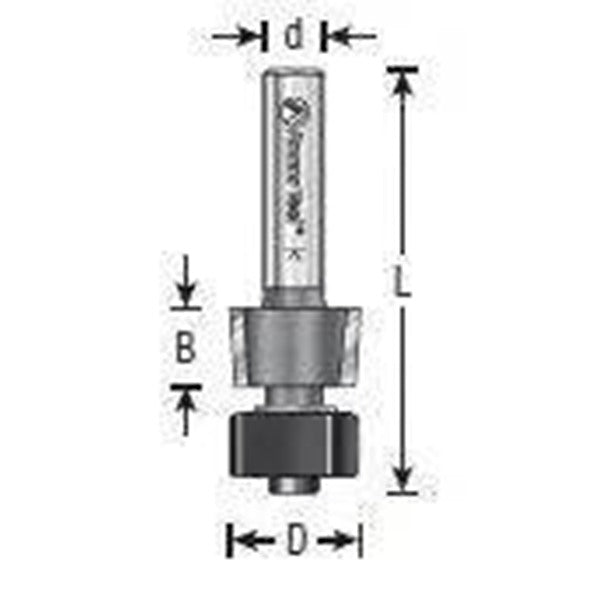 Amana Tool 47147 Laminate Trimmer With Euro Square Bearing - CNC Router Store